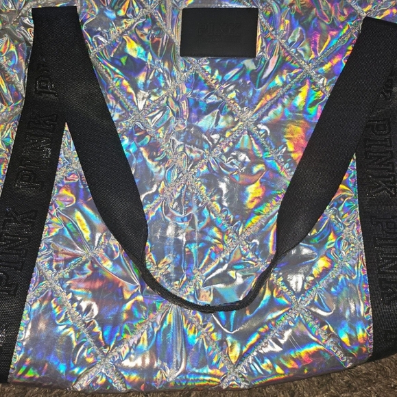 Victoria's Secret PINK Iridescent Duffle Bag - Picture 2 of 3